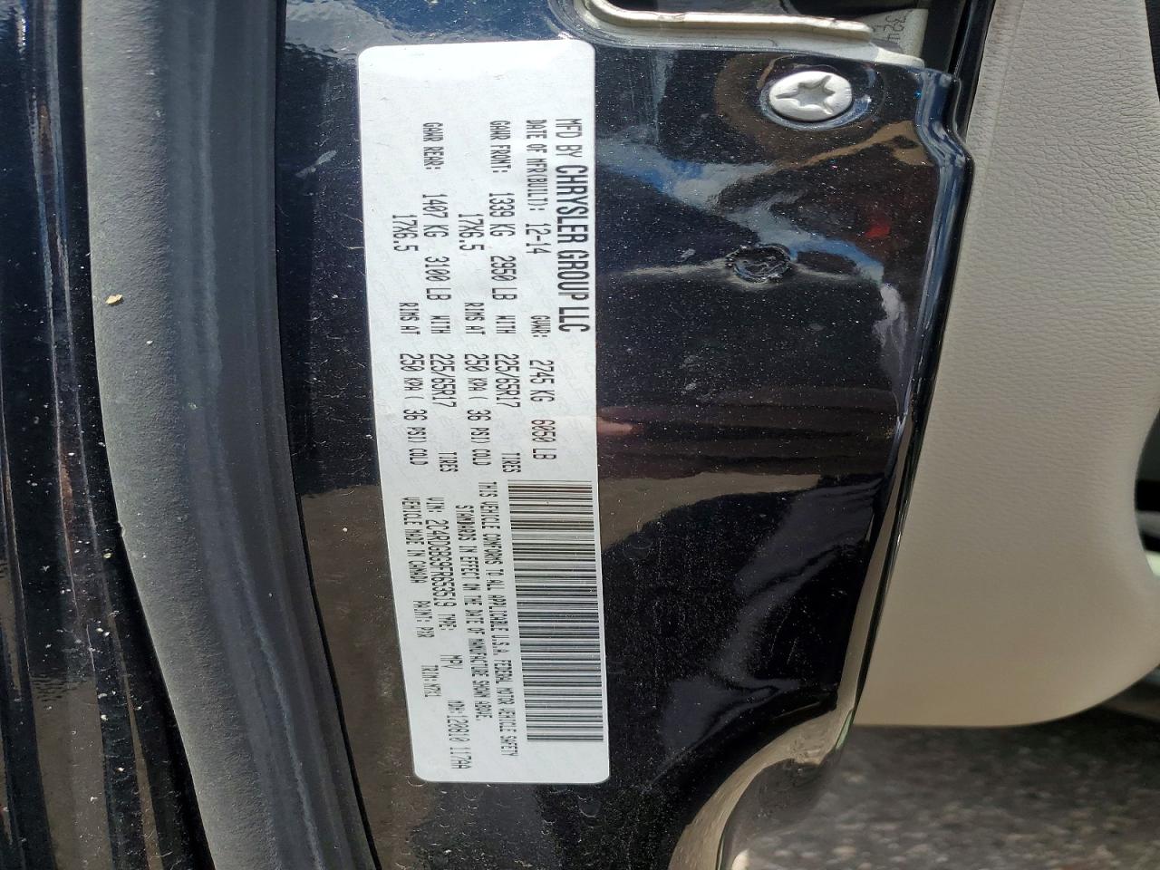 2015 DODGE CARAVAN