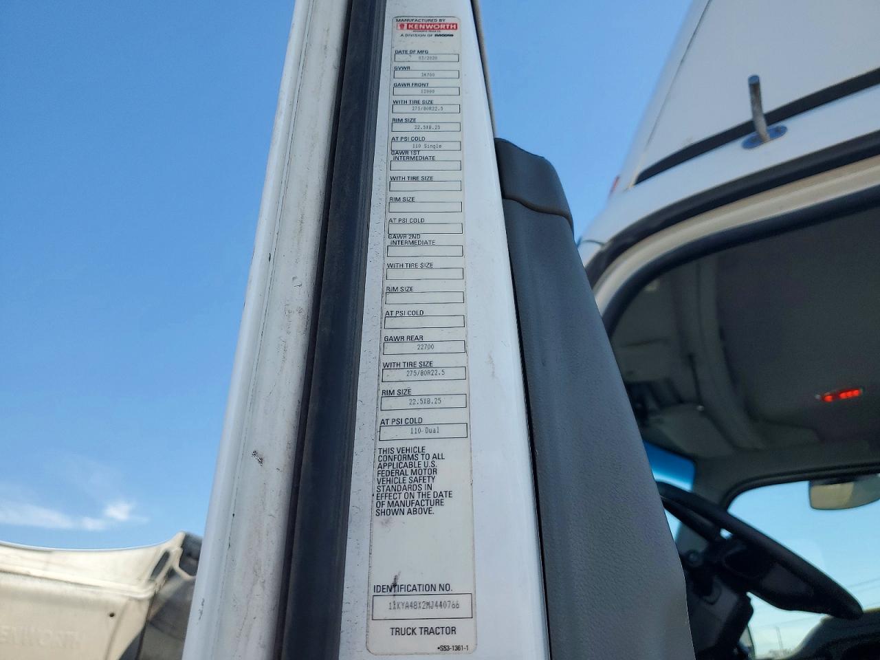 2021 KENWORTH ALL OTHER