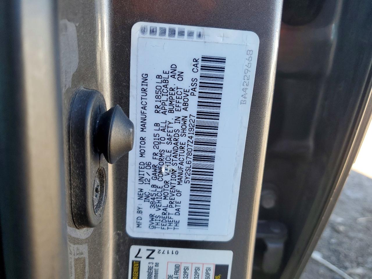 2007 PONTIAC VIBE