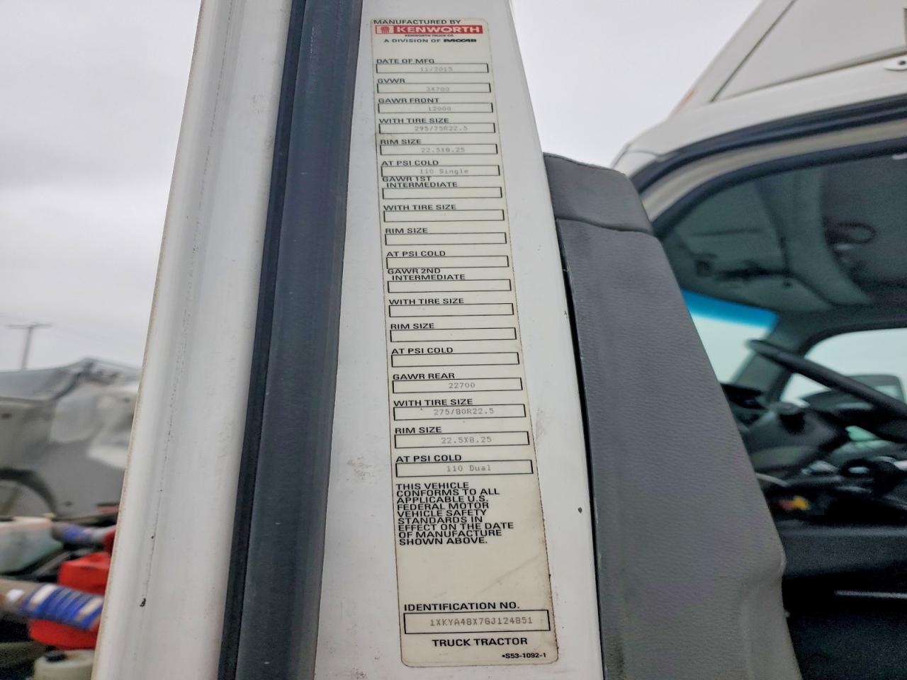 2016 KENWORTH ALL OTHER