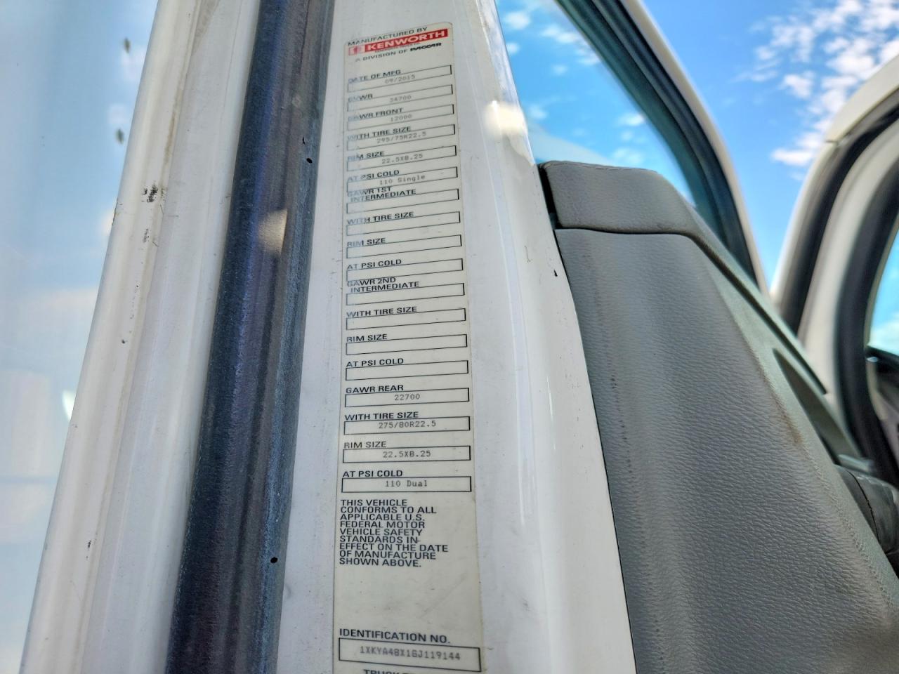 2016 KENWORTH ALL OTHER