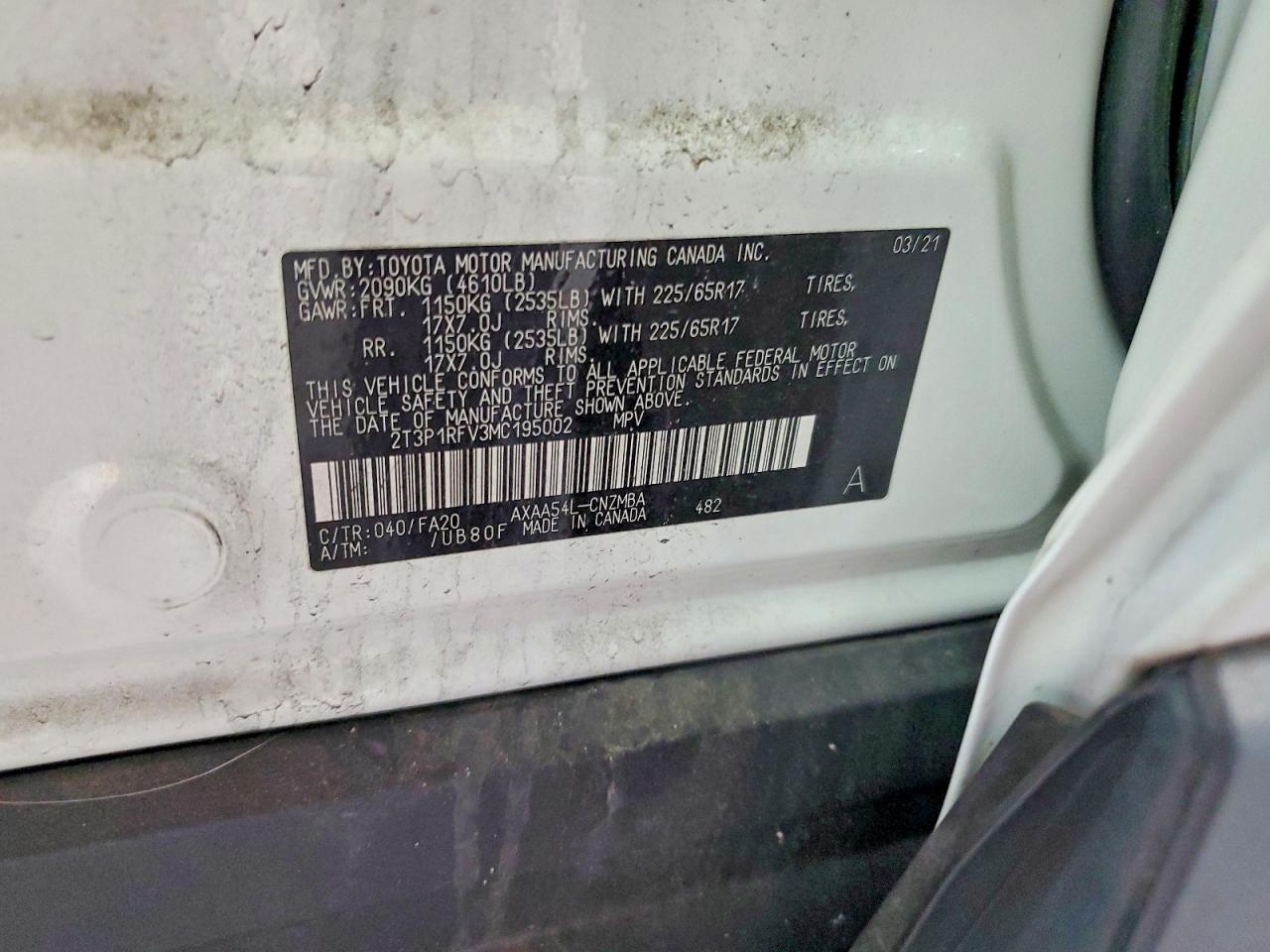 2021 TOYOTA RAV4