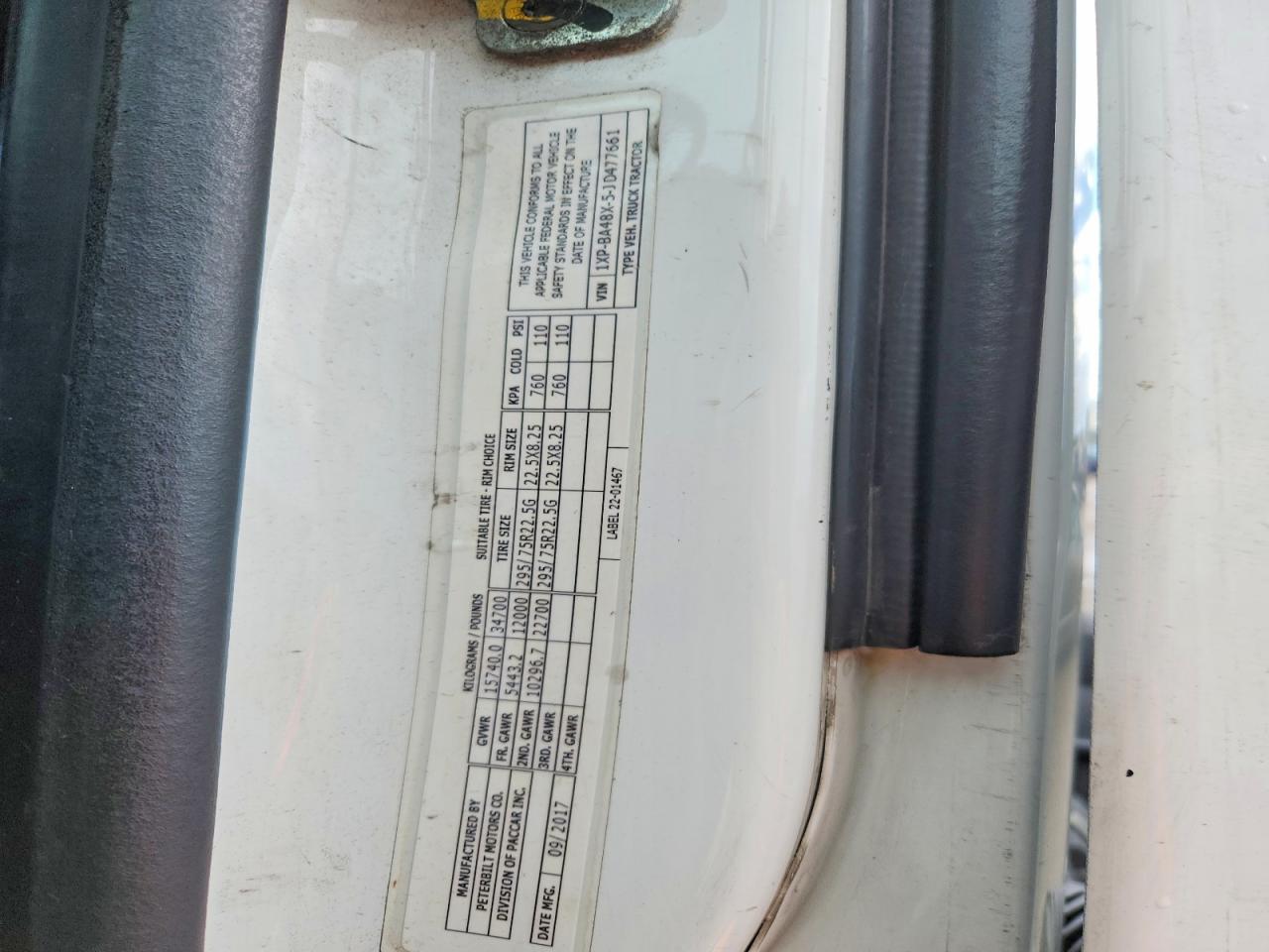 2018 PETERBILT ALL OTHER
