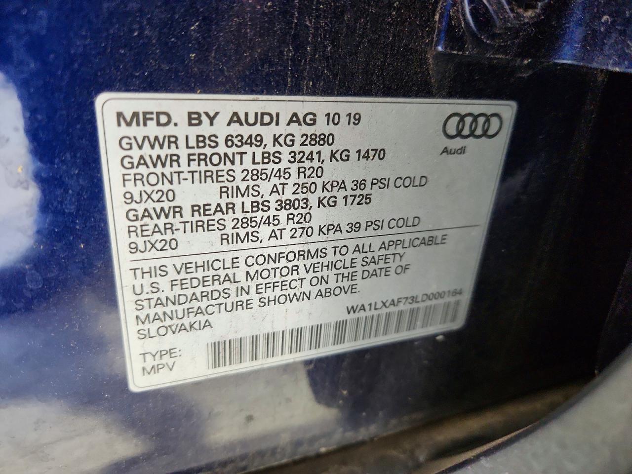 2020 AUDI Q7