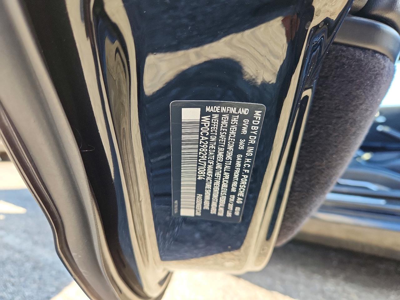 2009 PORSCHE BOXSTER