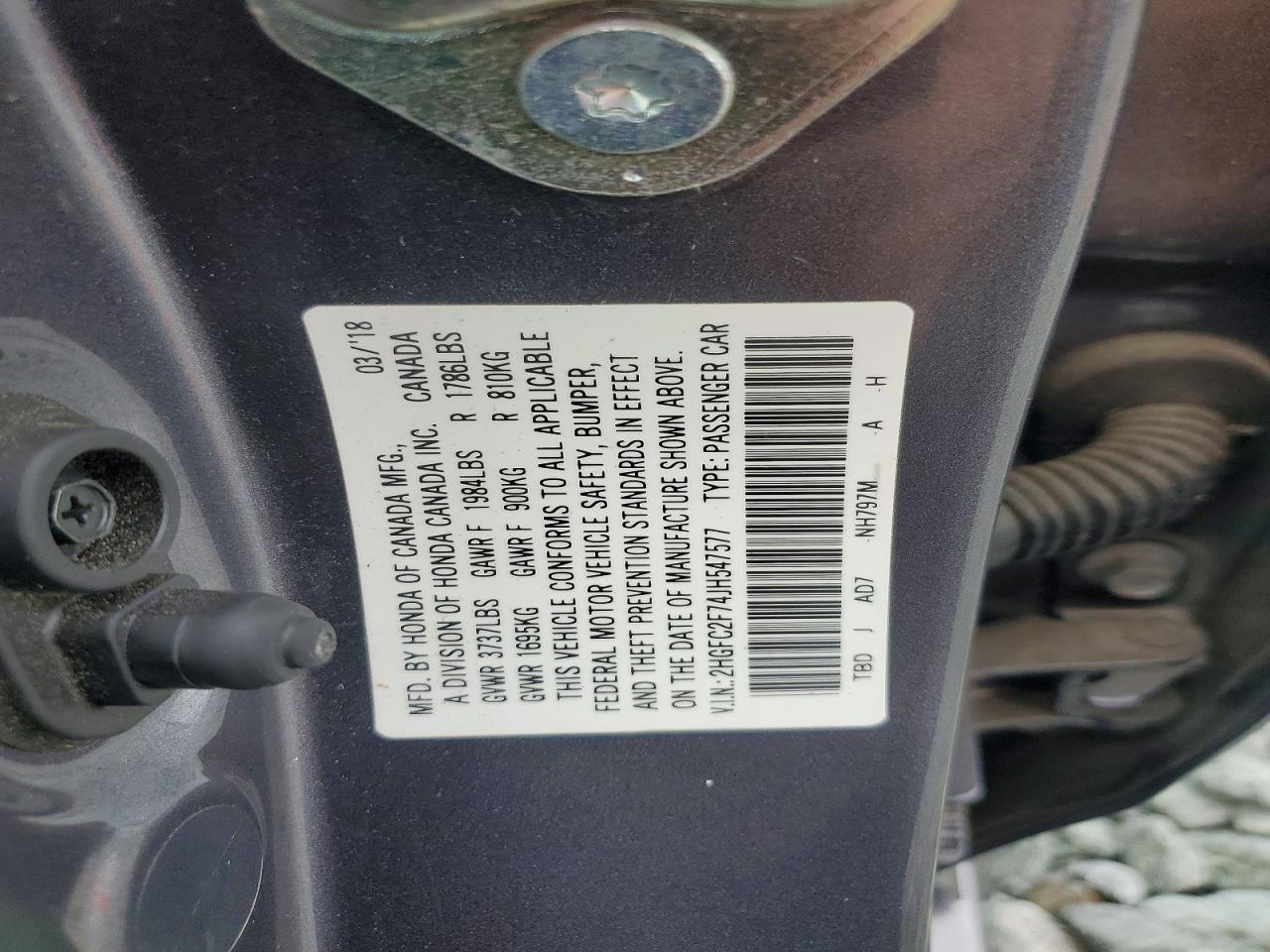 2018 HONDA CIVIC