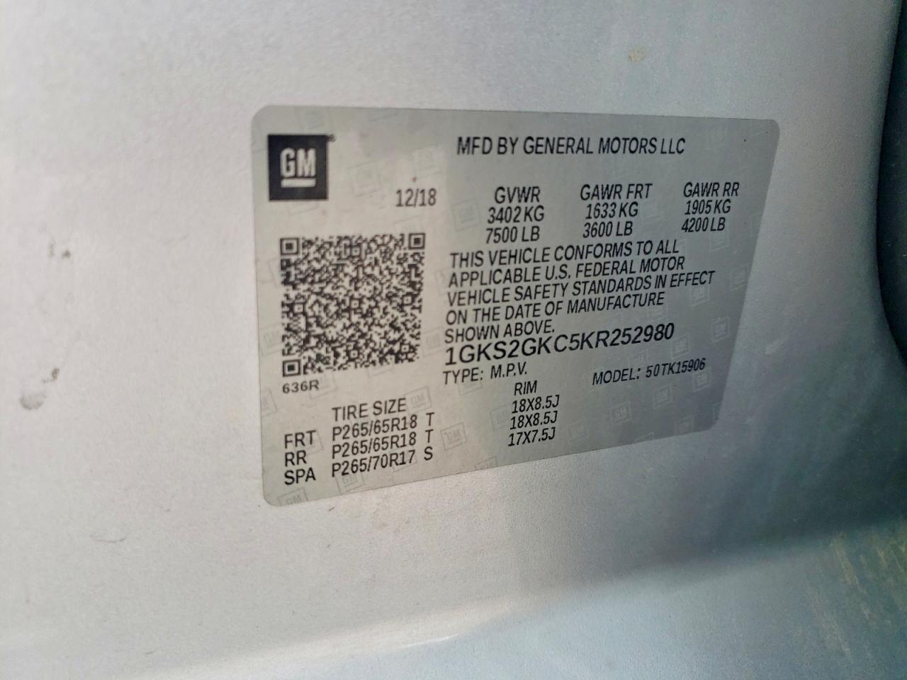 2019 GMC YUKON