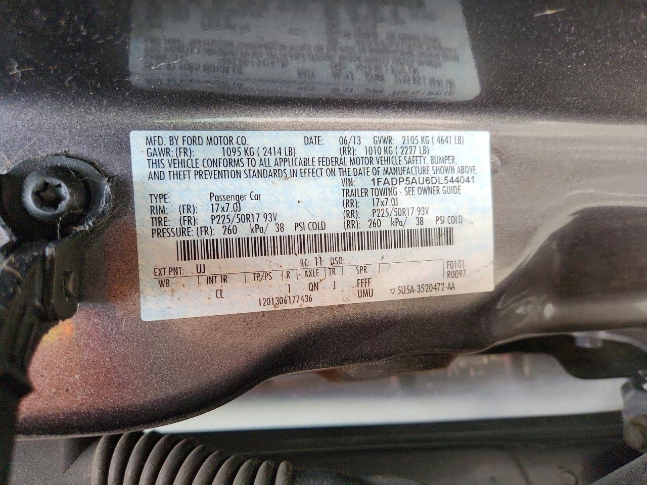 2013 FORD CMAX