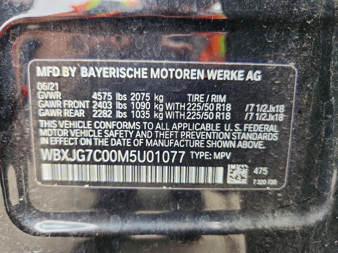 2021 BMW X1