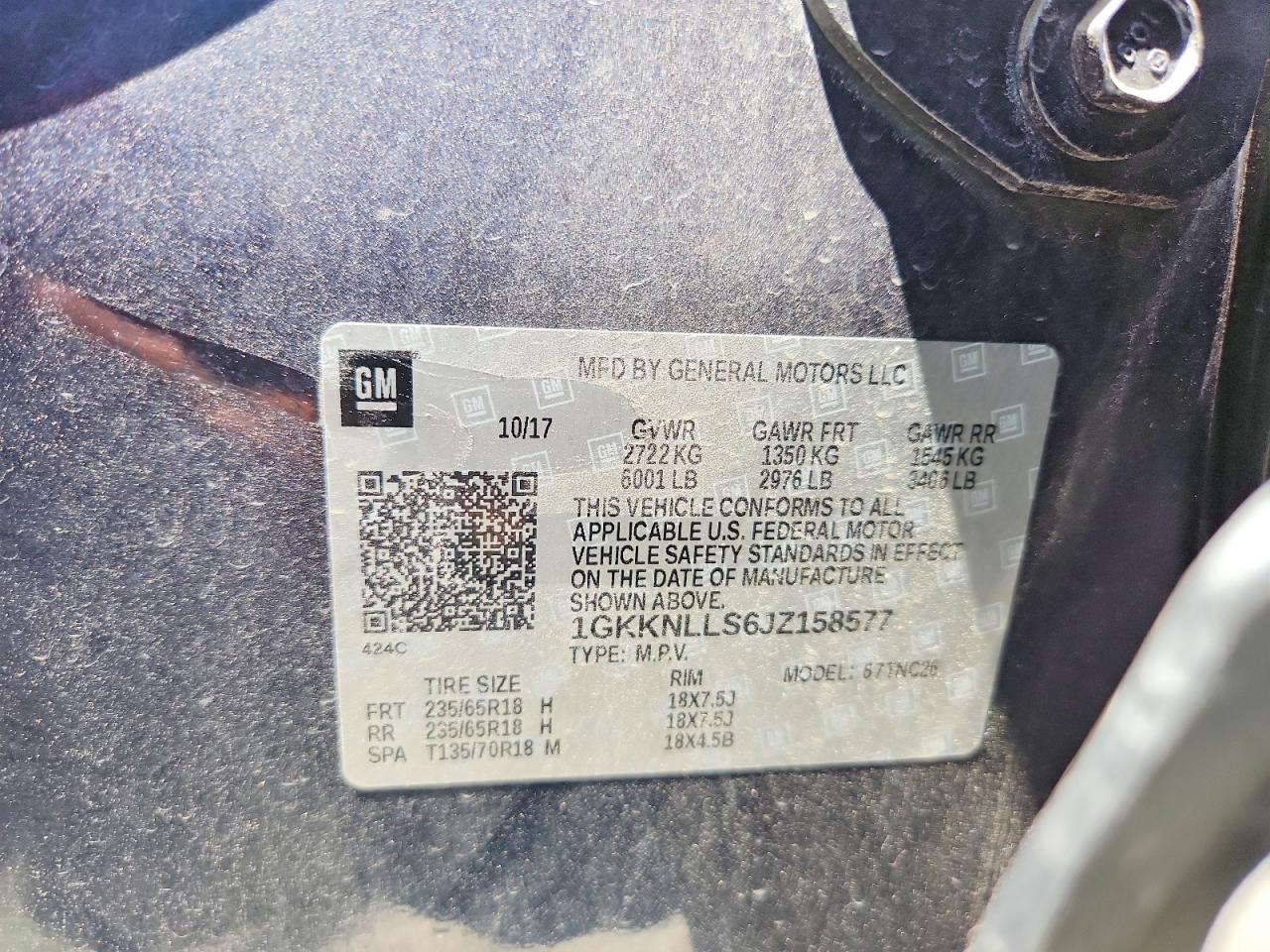 2018 GMC ACADIA