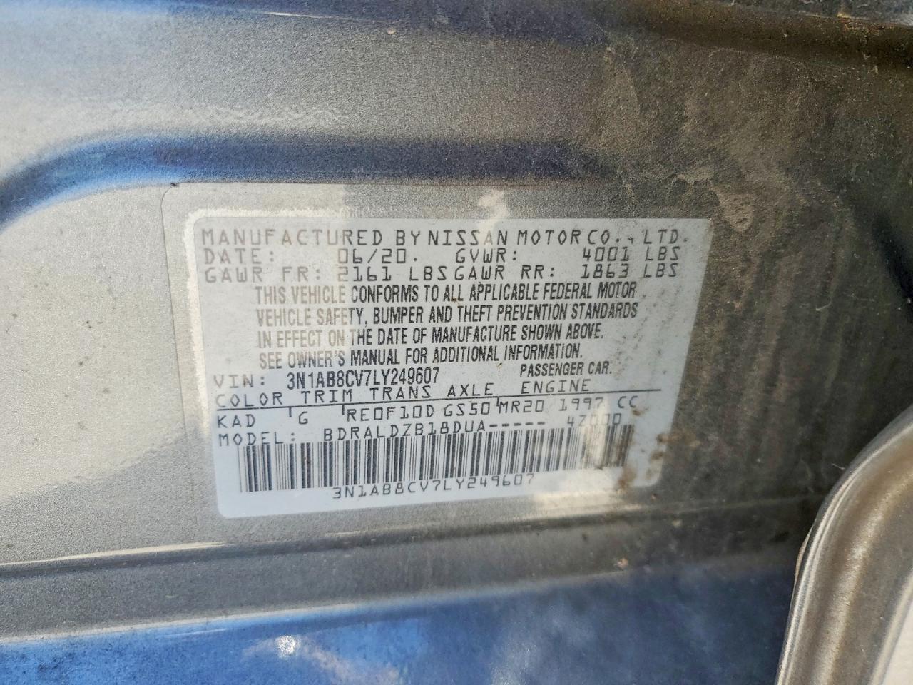 2020 NISSAN SENTRA
