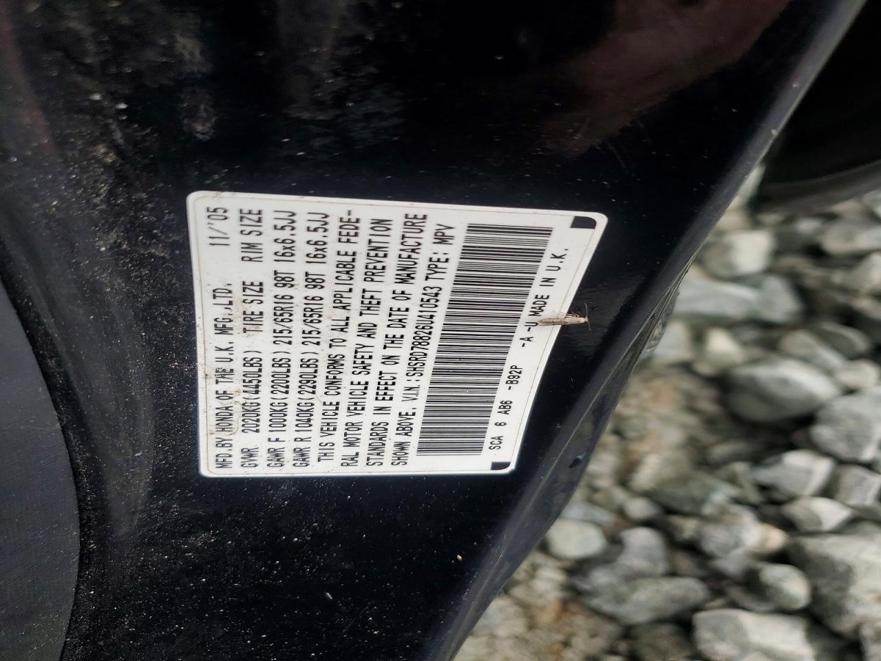 2006 HONDA CRV