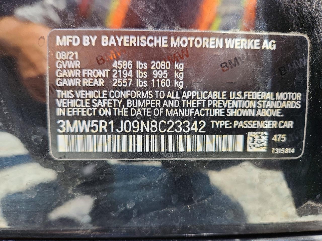 2022 BMW 3 SERIES
