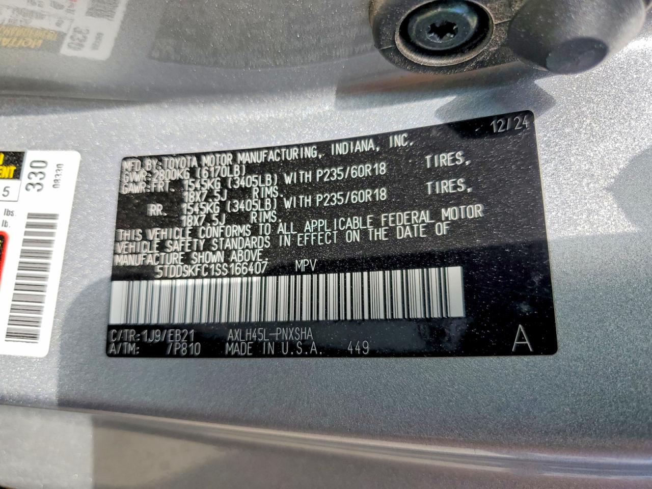 2025 TOYOTA SIENNA