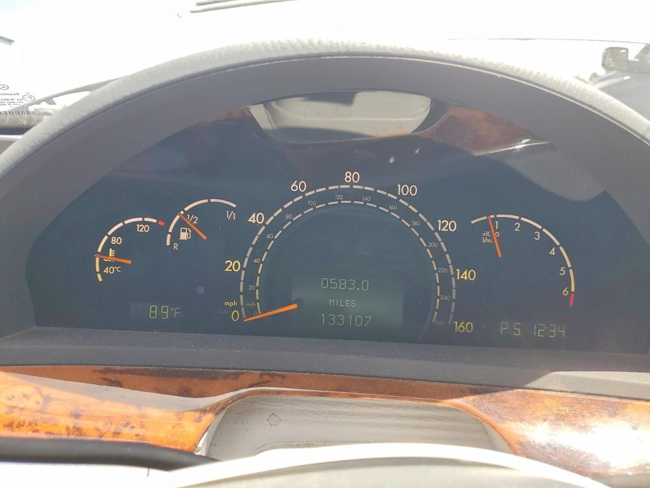 2002 MERCEDES-BENZ S-CLASS