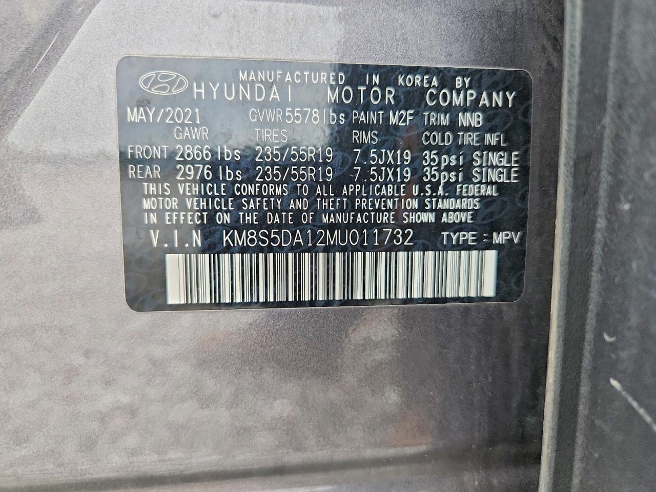 2021 HYUNDAI SANTA FE
