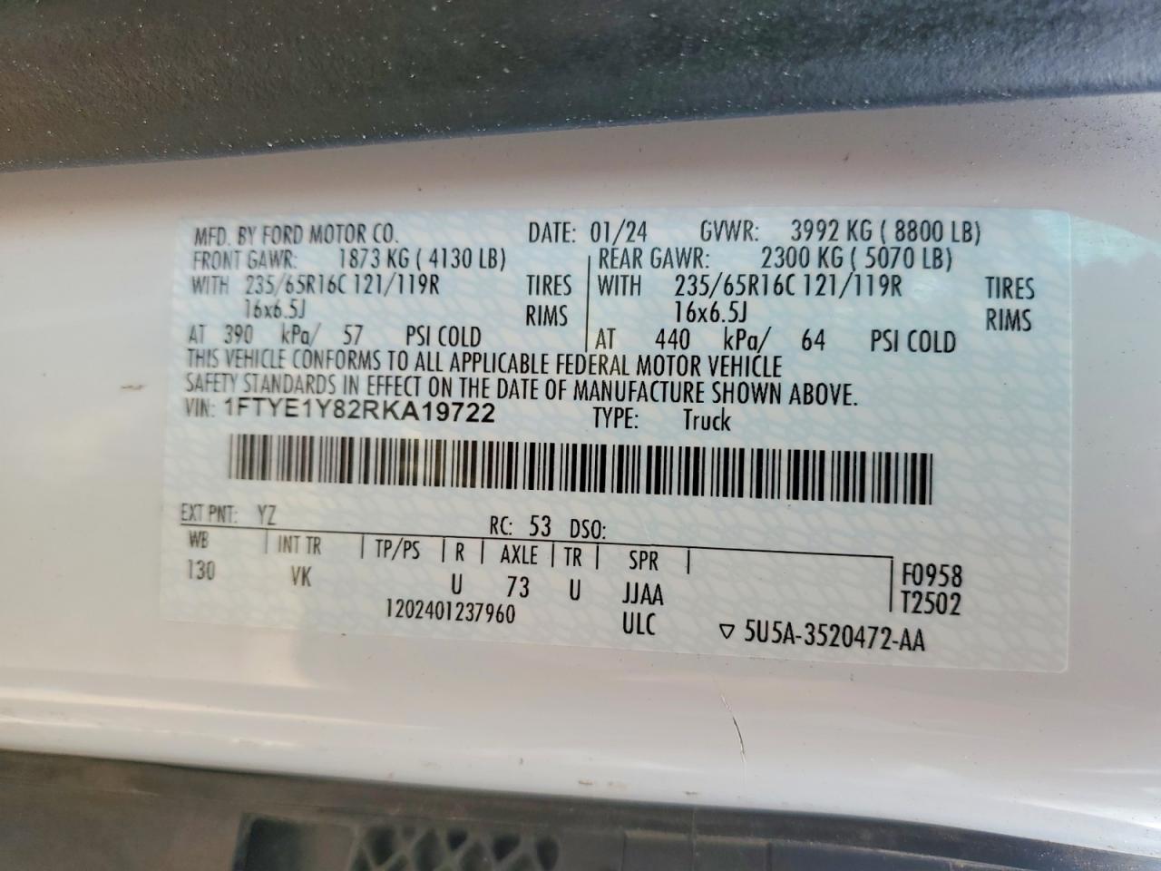 2024 FORD TRANSIT