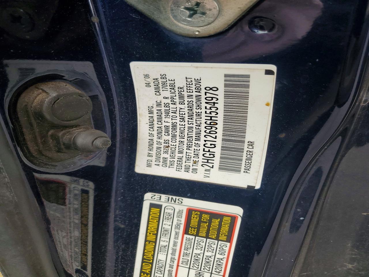 2006 HONDA CIVIC