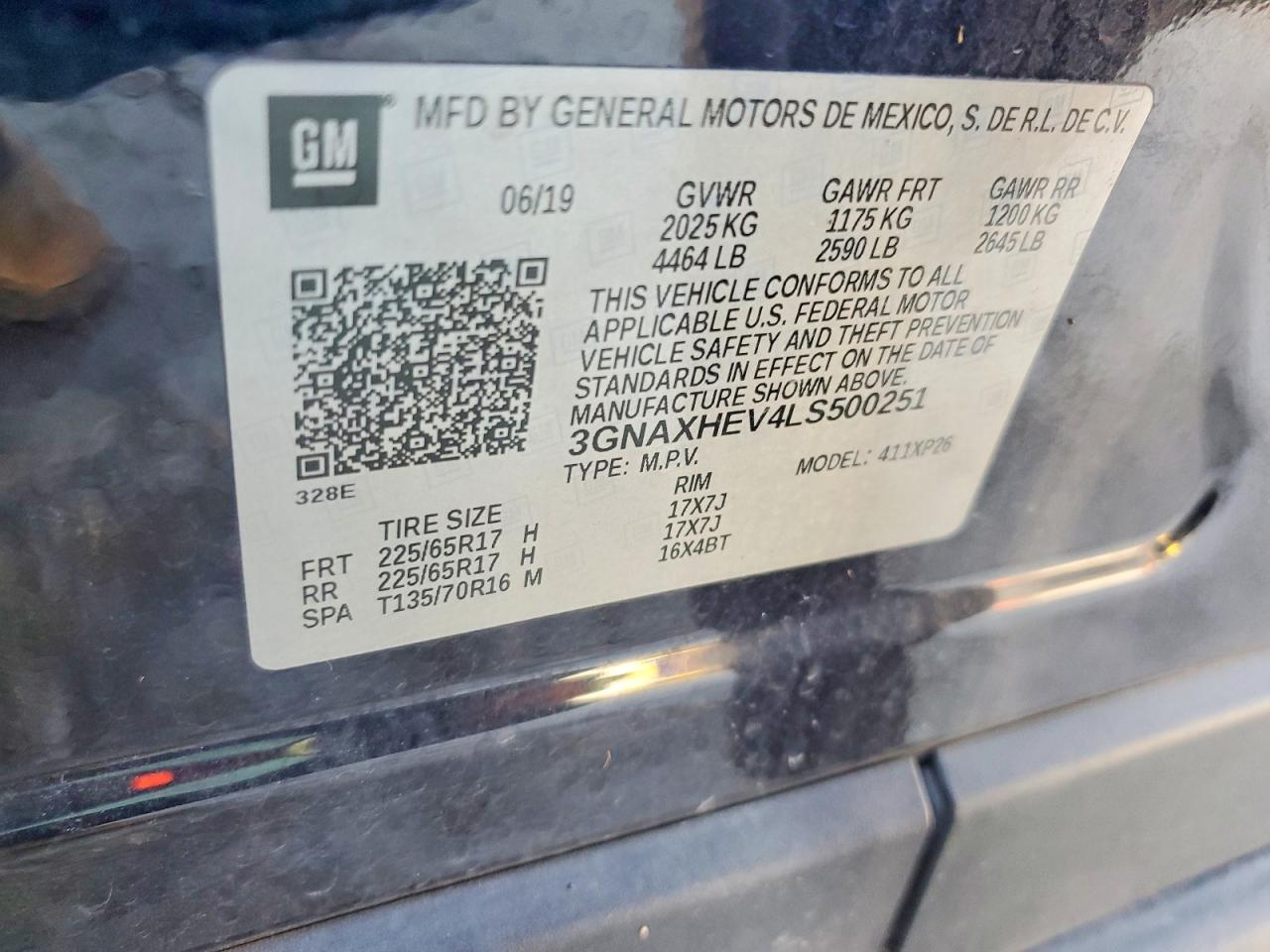 2020 CHEVROLET EQUINOX