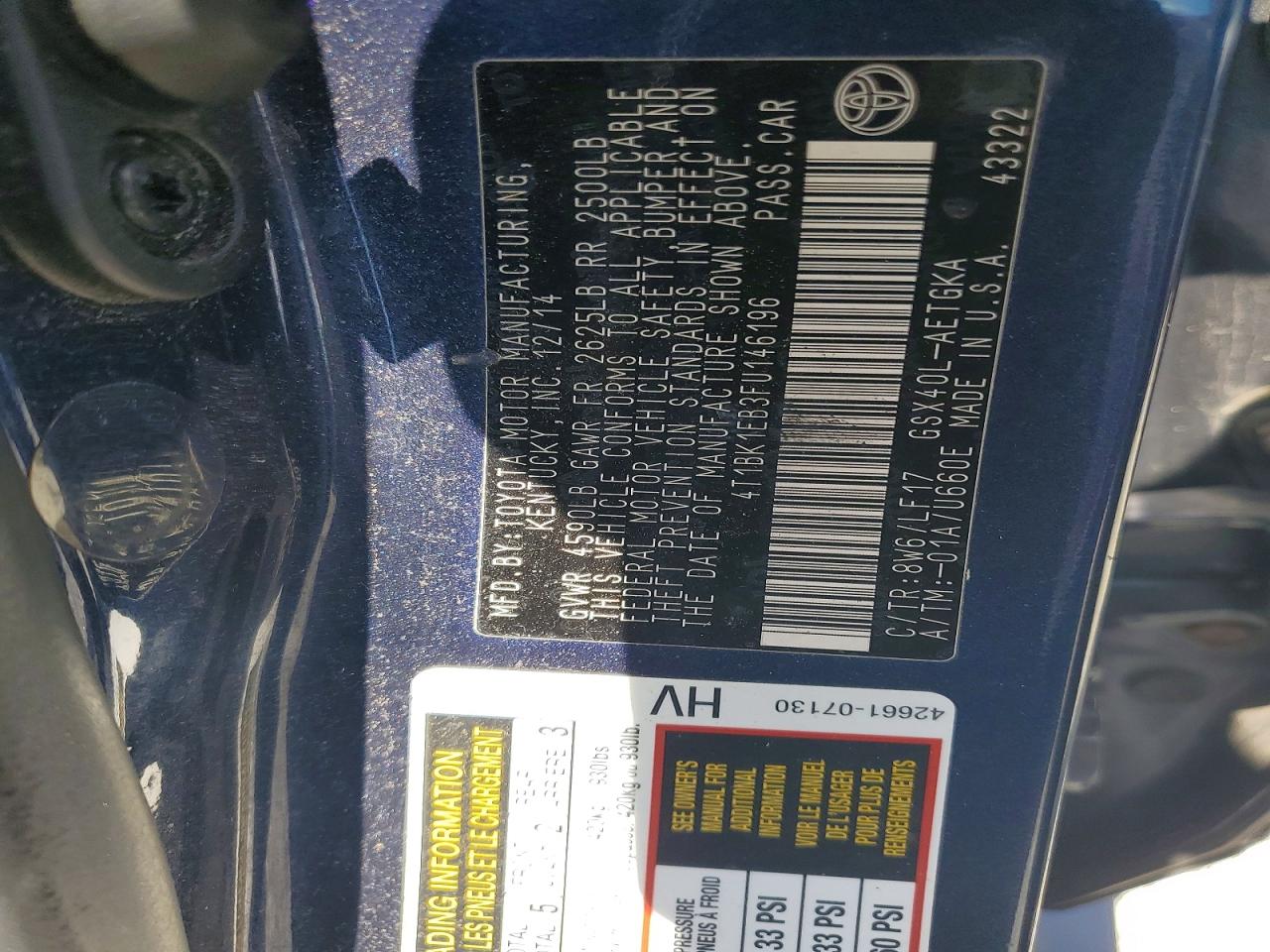 2015 TOYOTA AVALON