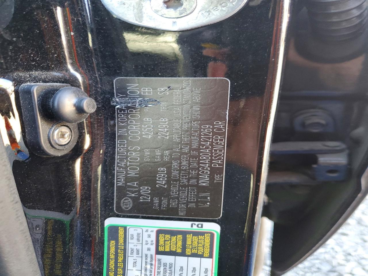 2010 KIA OPTIMA