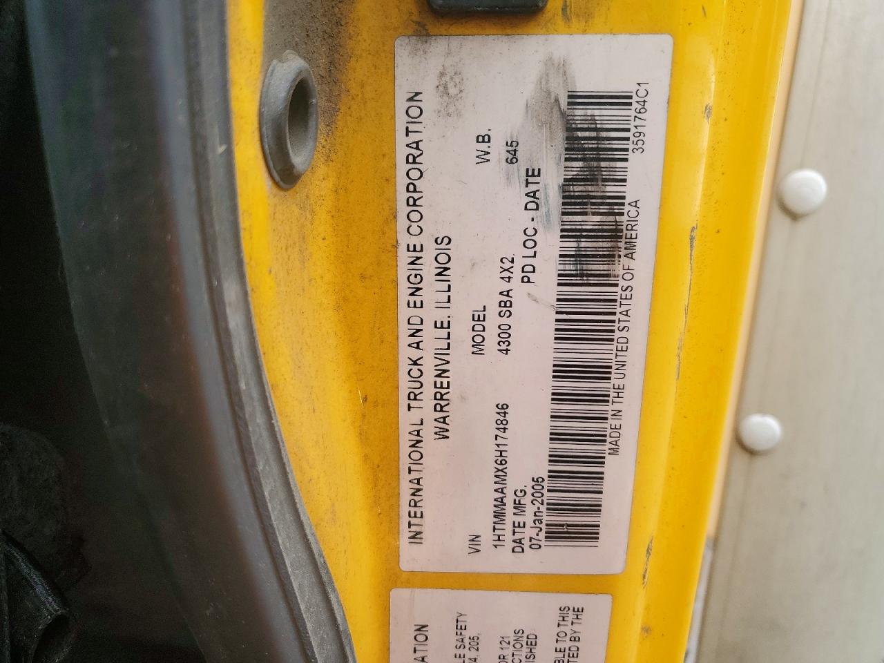 2006 INTERNATIONAL 4000 SERIE
