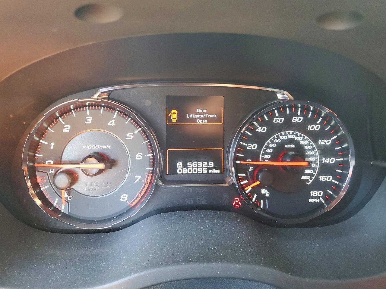 2018 SUBARU WRX