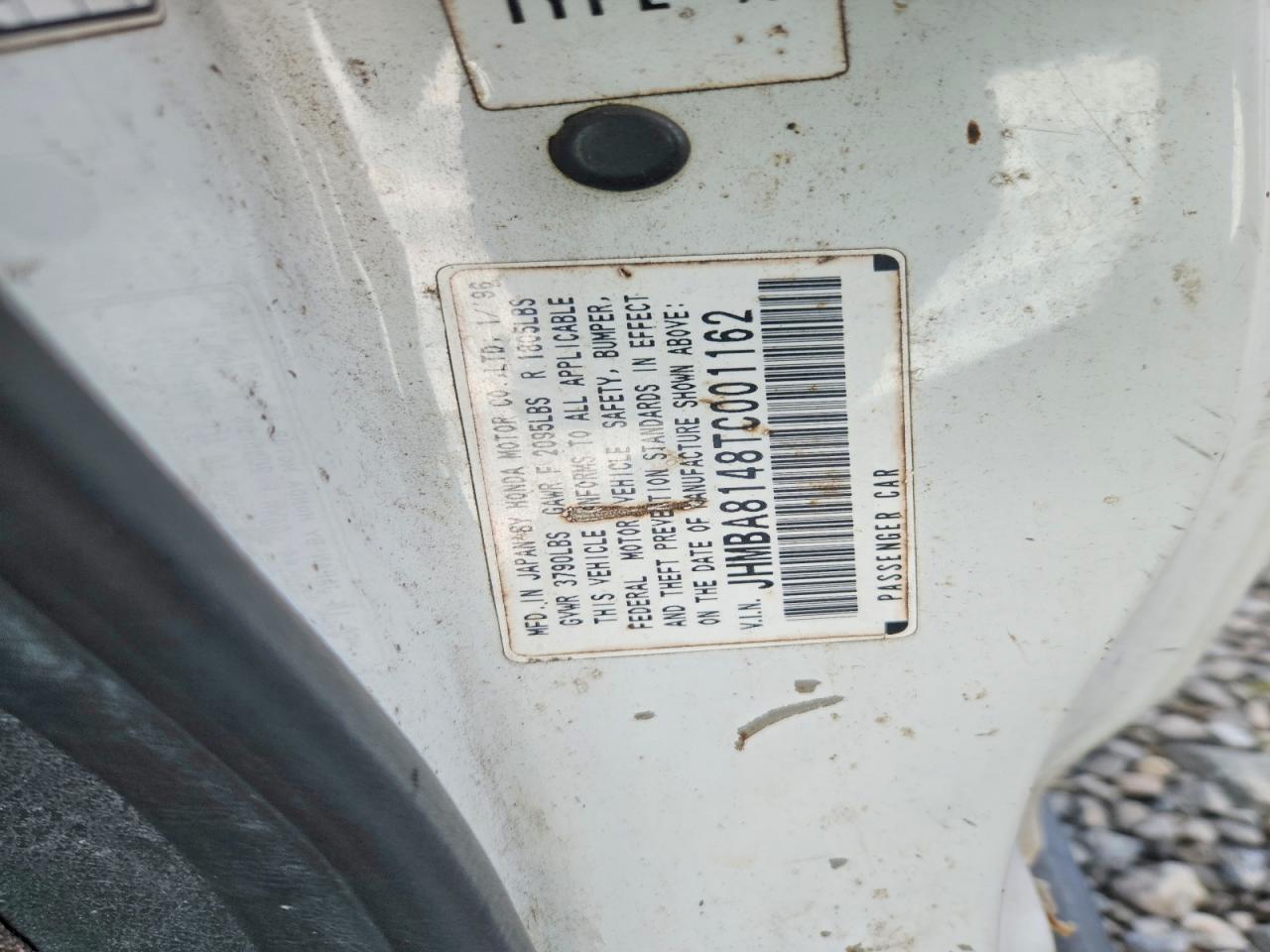1996 HONDA PRELUDE