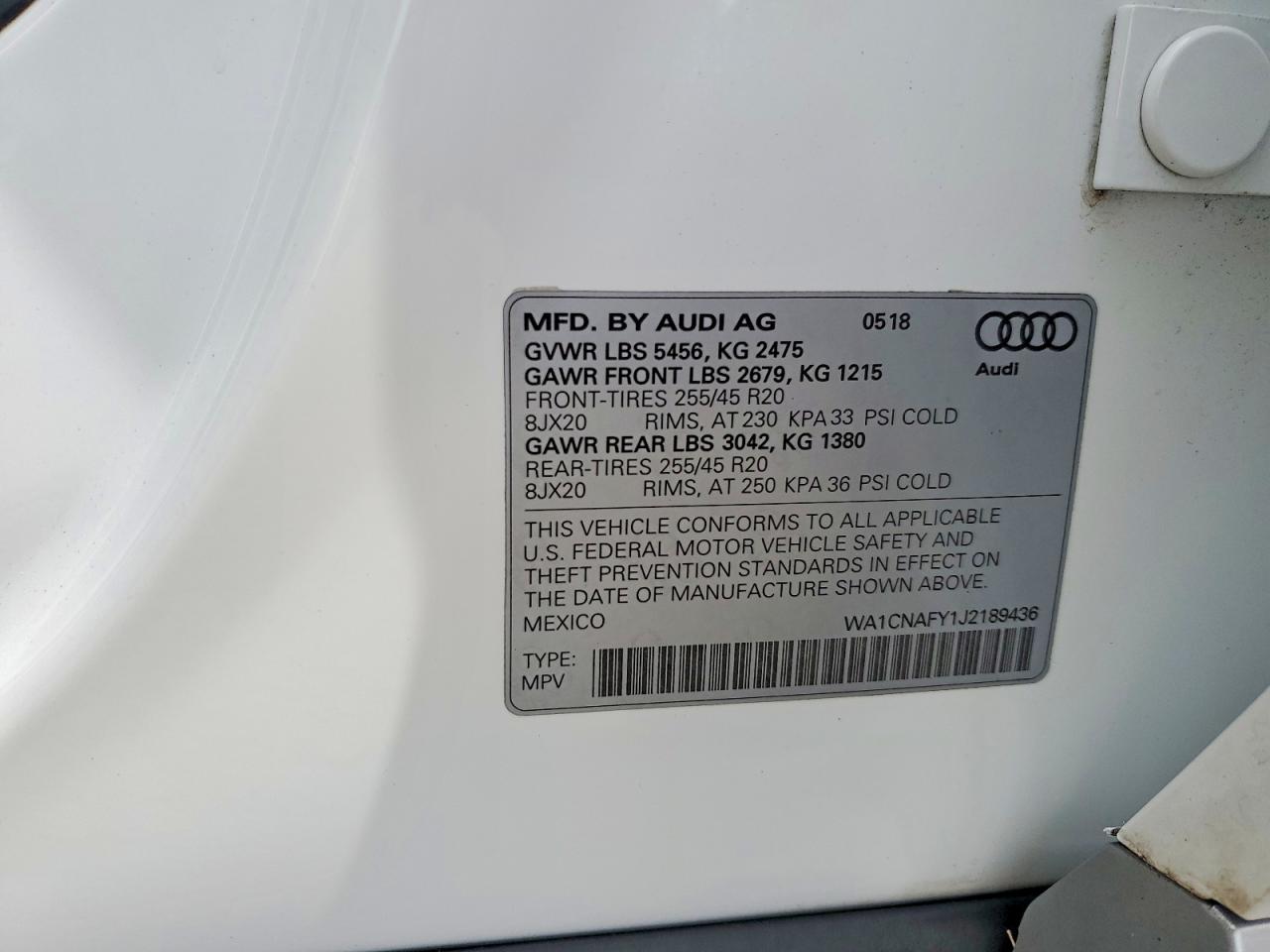 2018 AUDI Q5