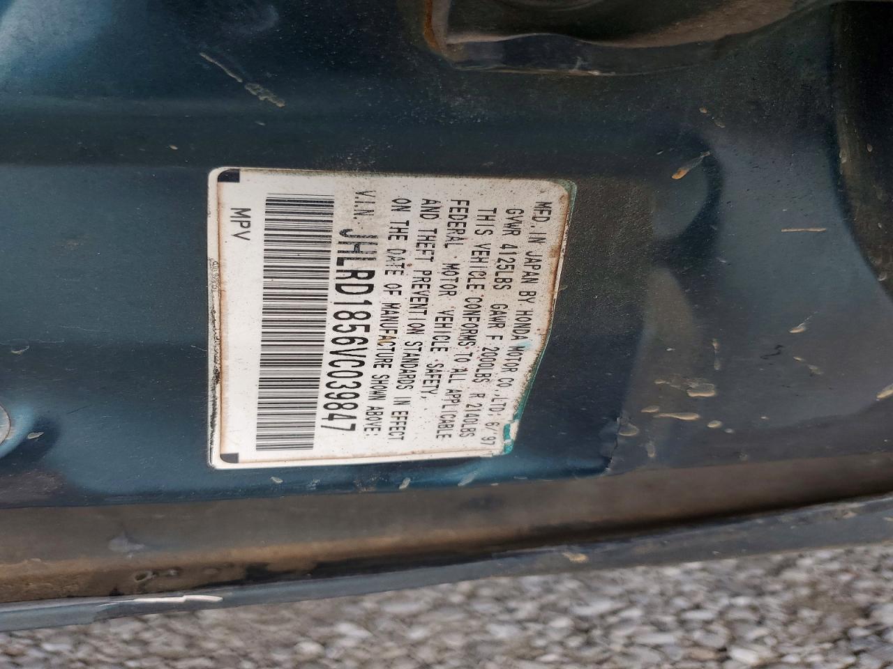 1997 HONDA CRV