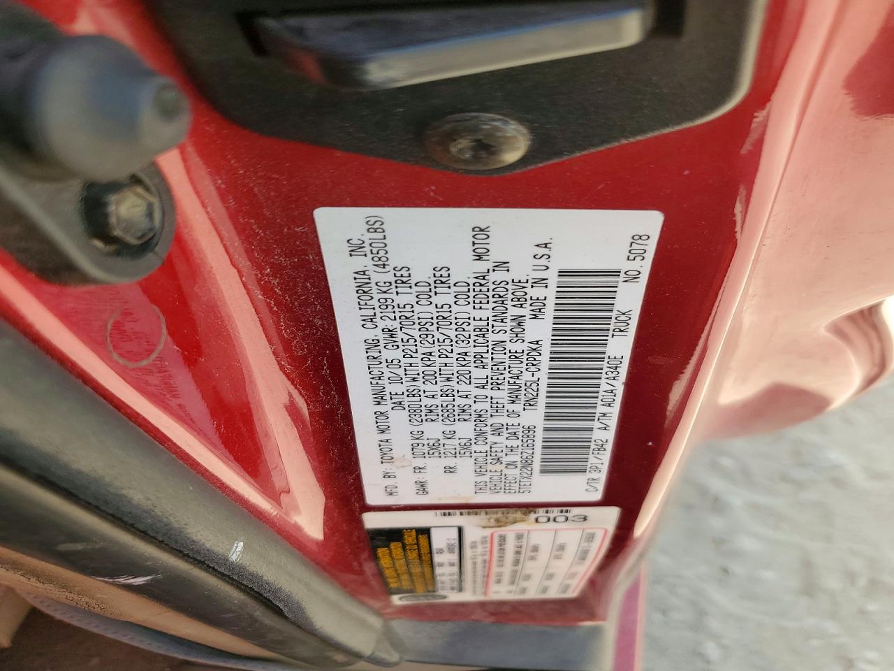 2006 TOYOTA TACOMA