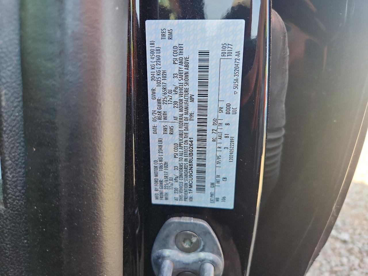 2024 FORD ESCAPE