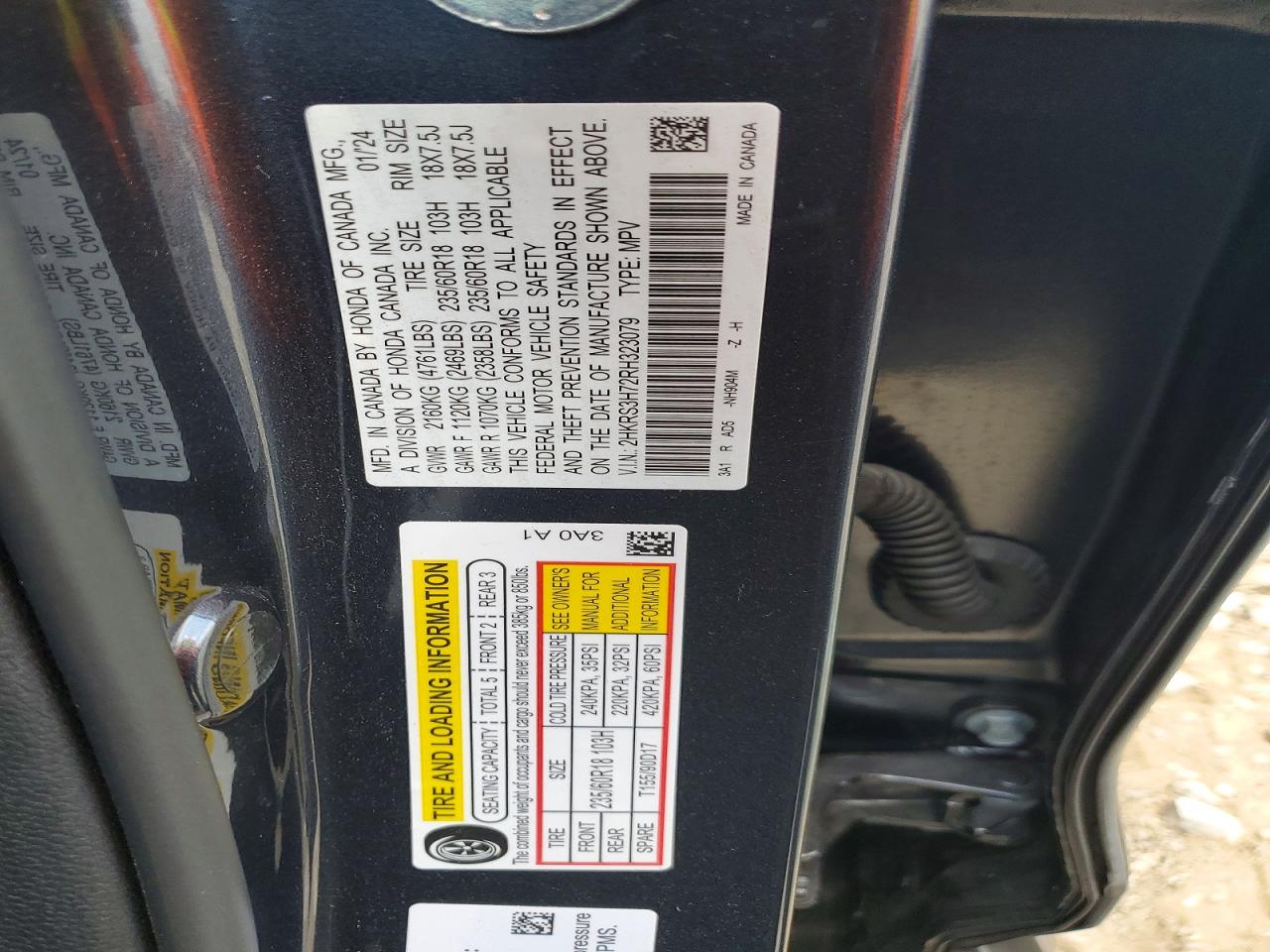 2024 HONDA CRV
