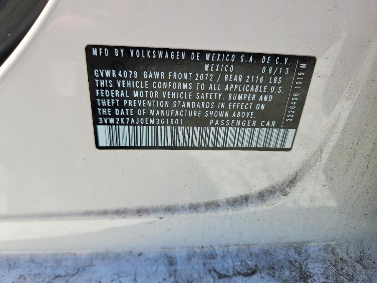2014 VOLKSWAGEN JETTA