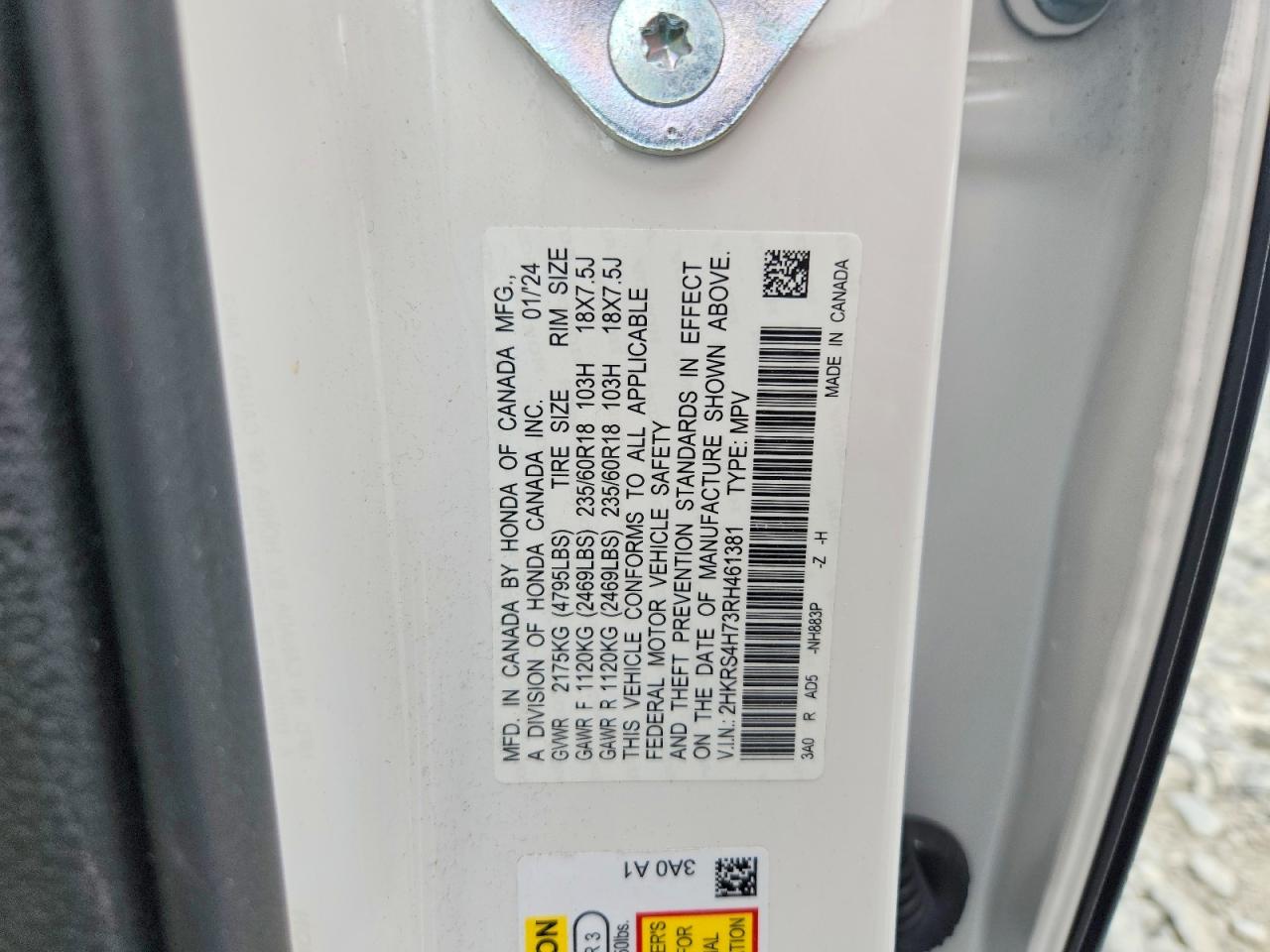2024 HONDA CRV
