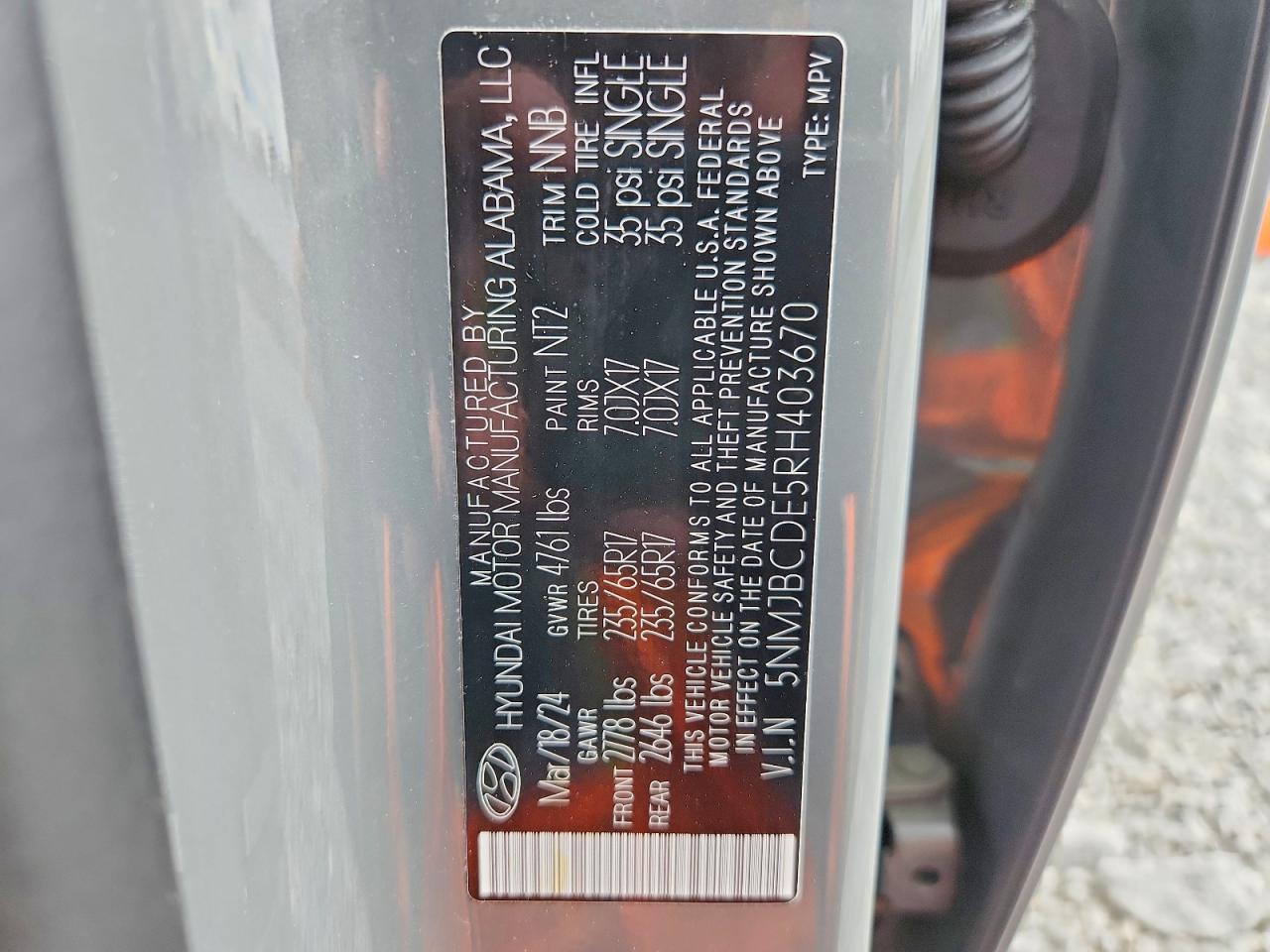 2024 HYUNDAI TUCSON