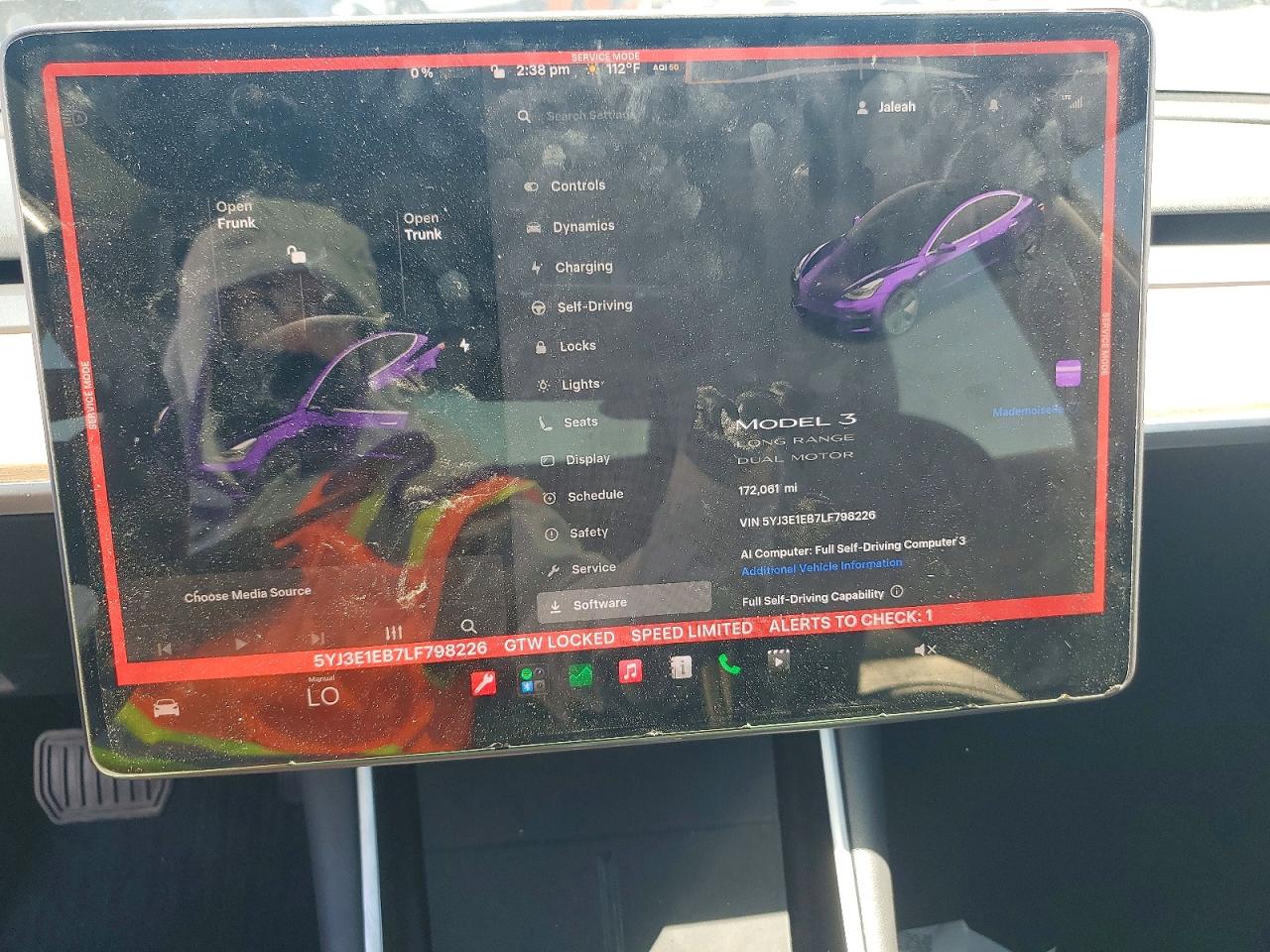 2020 TESLA MODEL 3