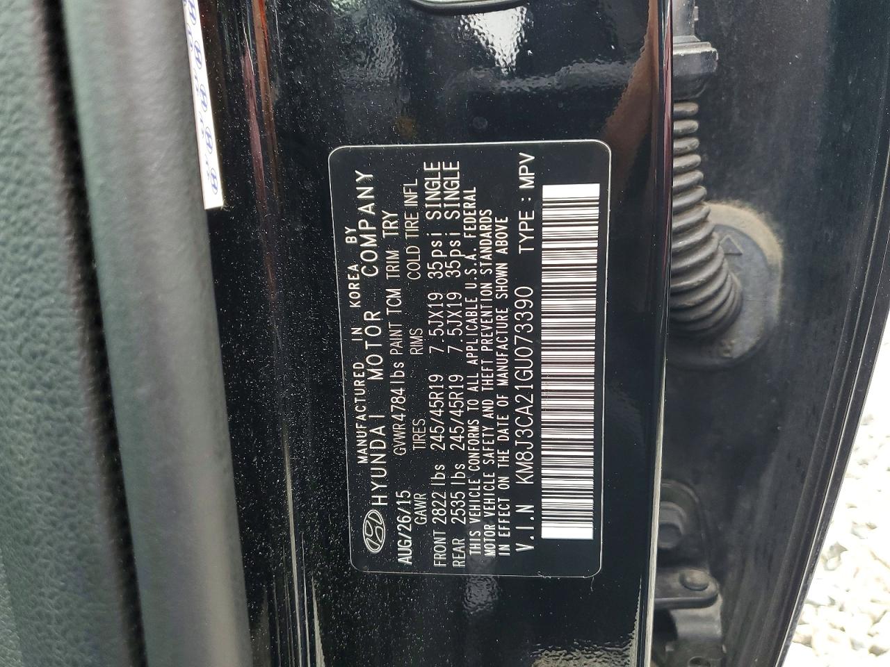 2016 HYUNDAI TUCSON