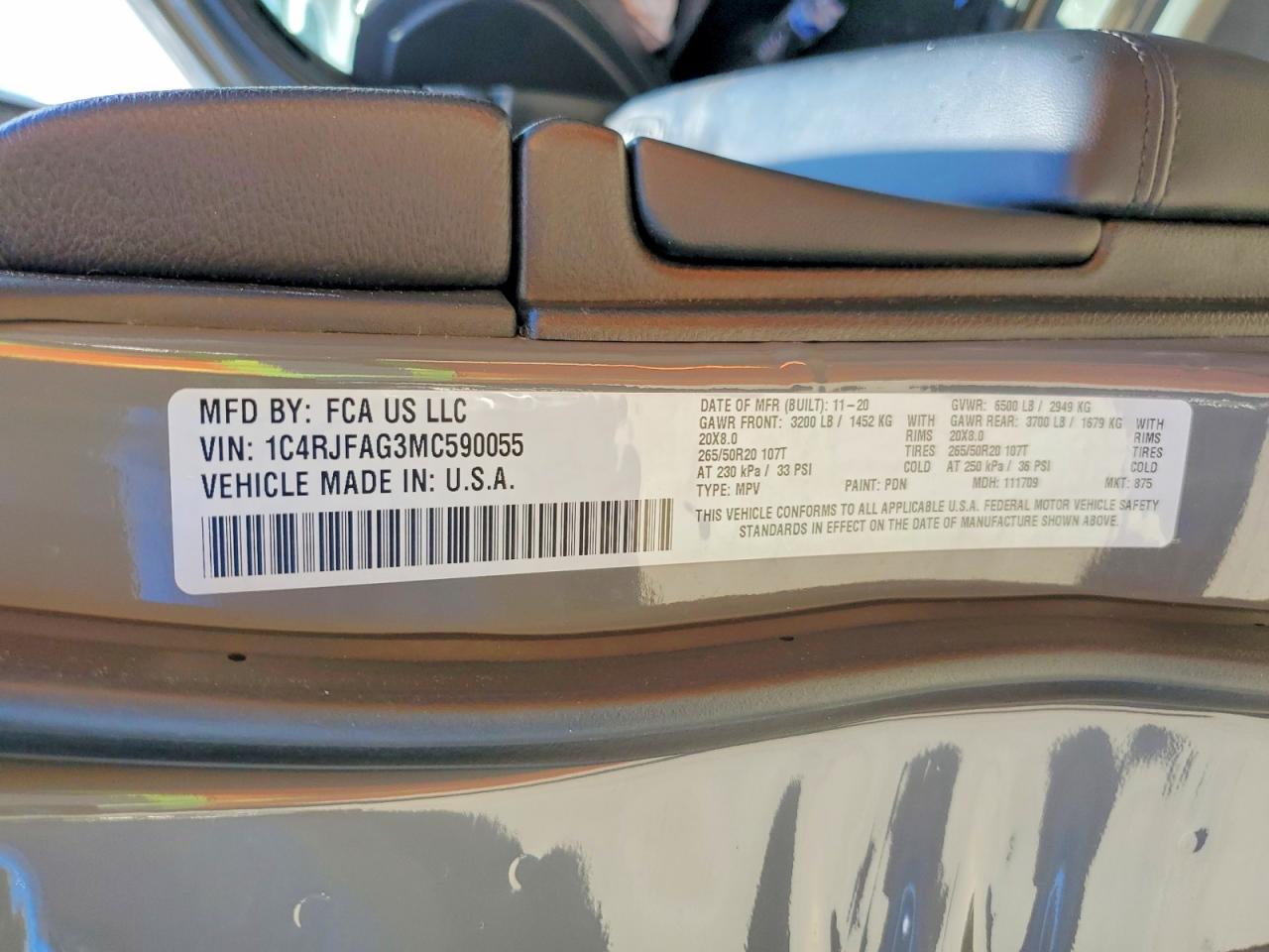 2021 JEEP CHEROKEE