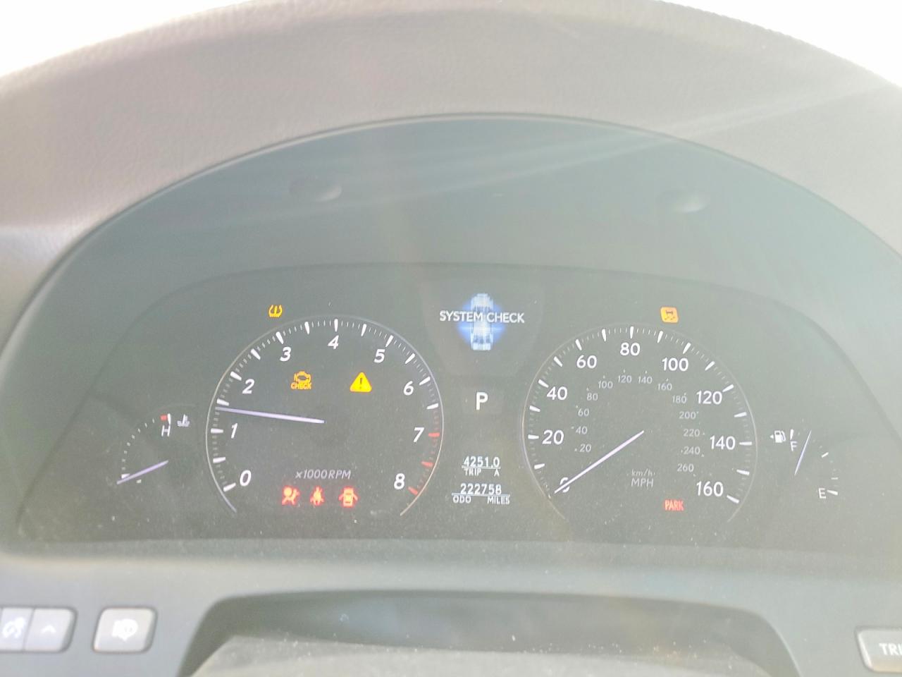 2007 LEXUS LS460