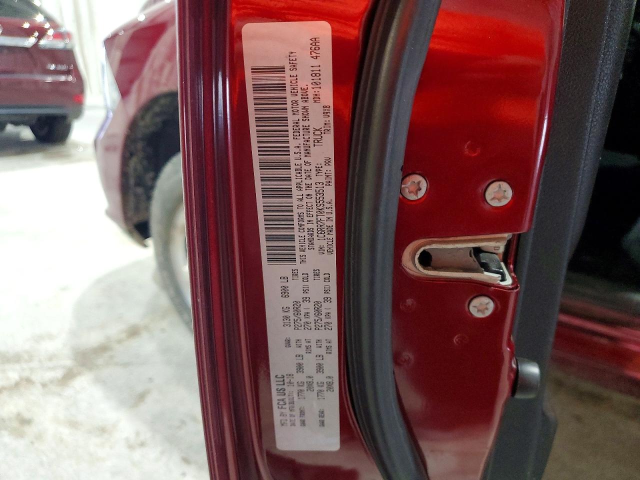 2019 RAM 1500