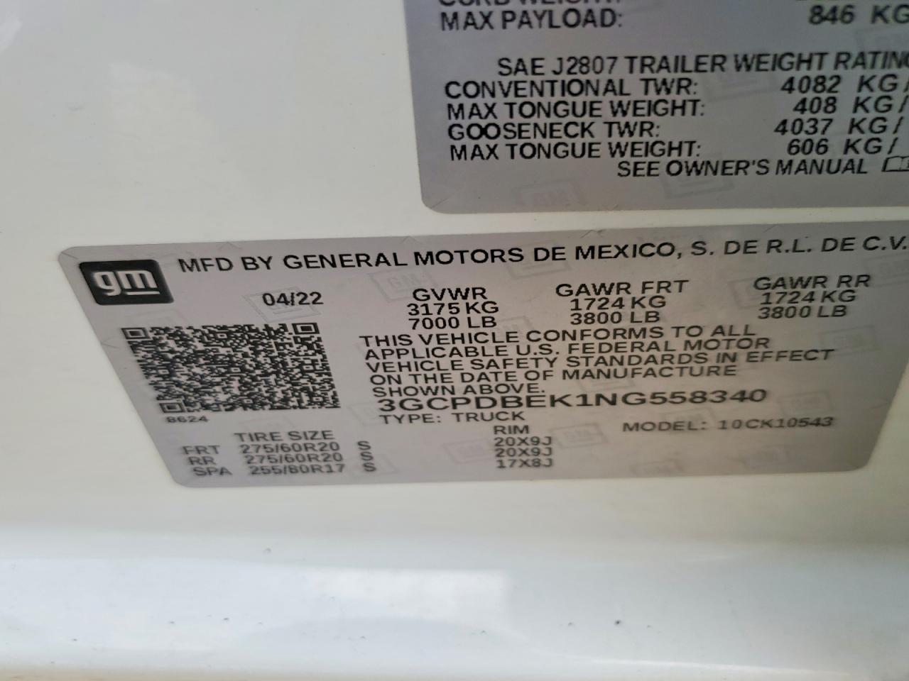 2022 CHEVROLET ALL Models