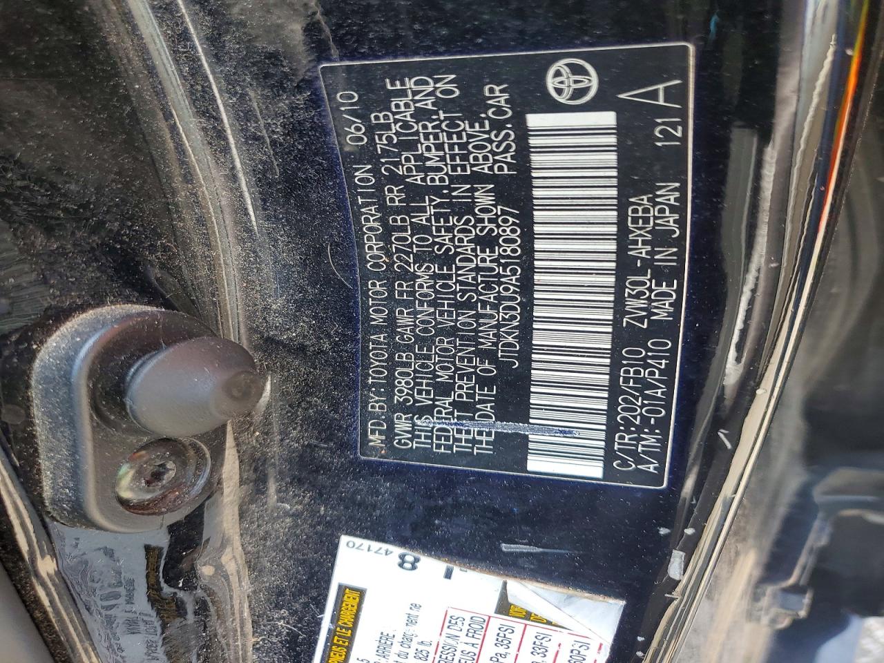 2010 TOYOTA PRIUS
