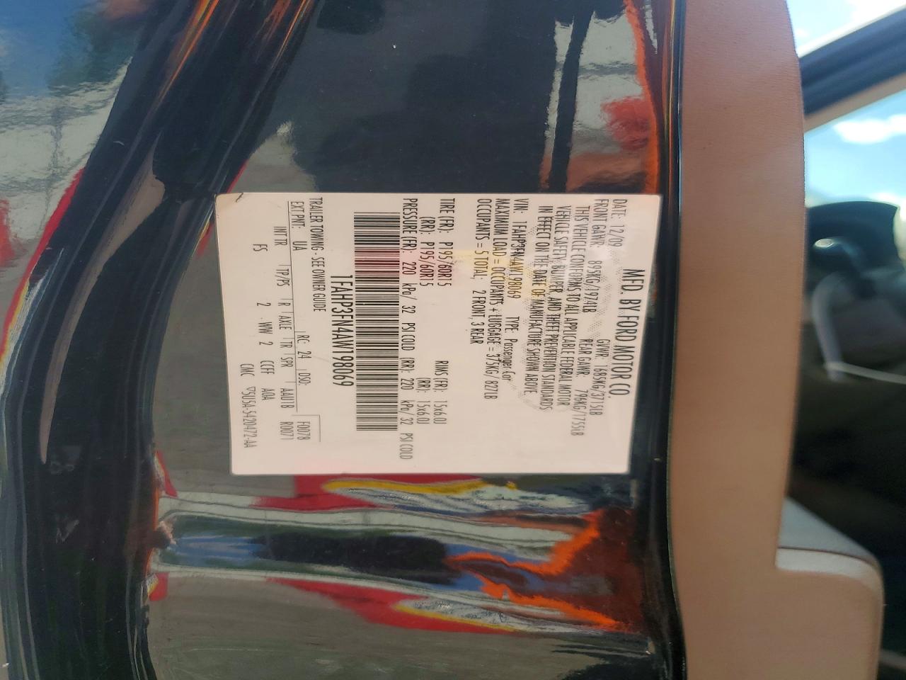 2010 FORD FOCUS