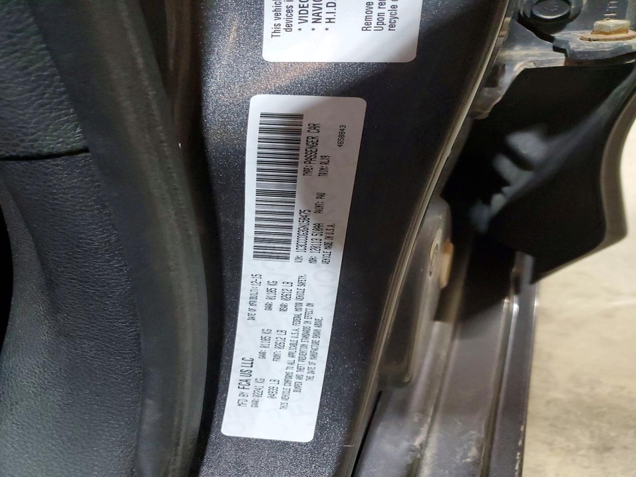 2016 CHRYSLER 200