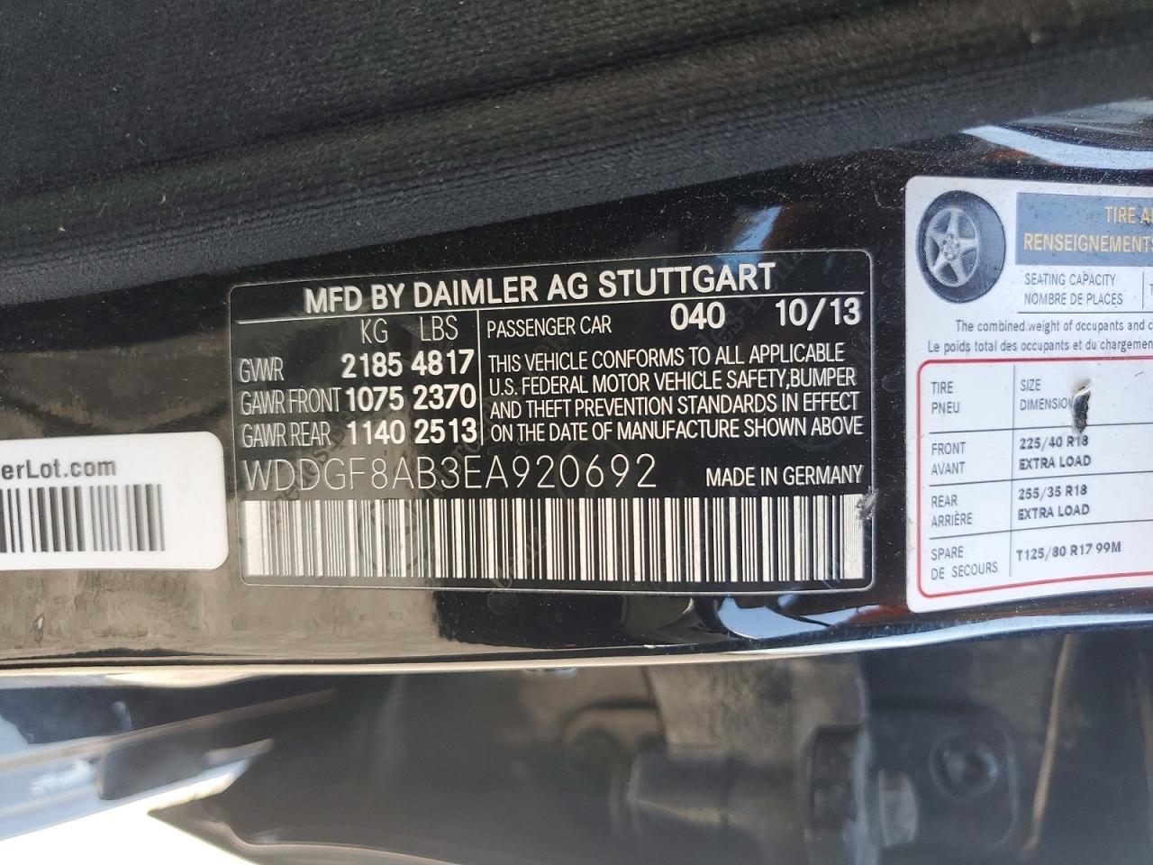 2014 MERCEDES-BENZ C-CLASS