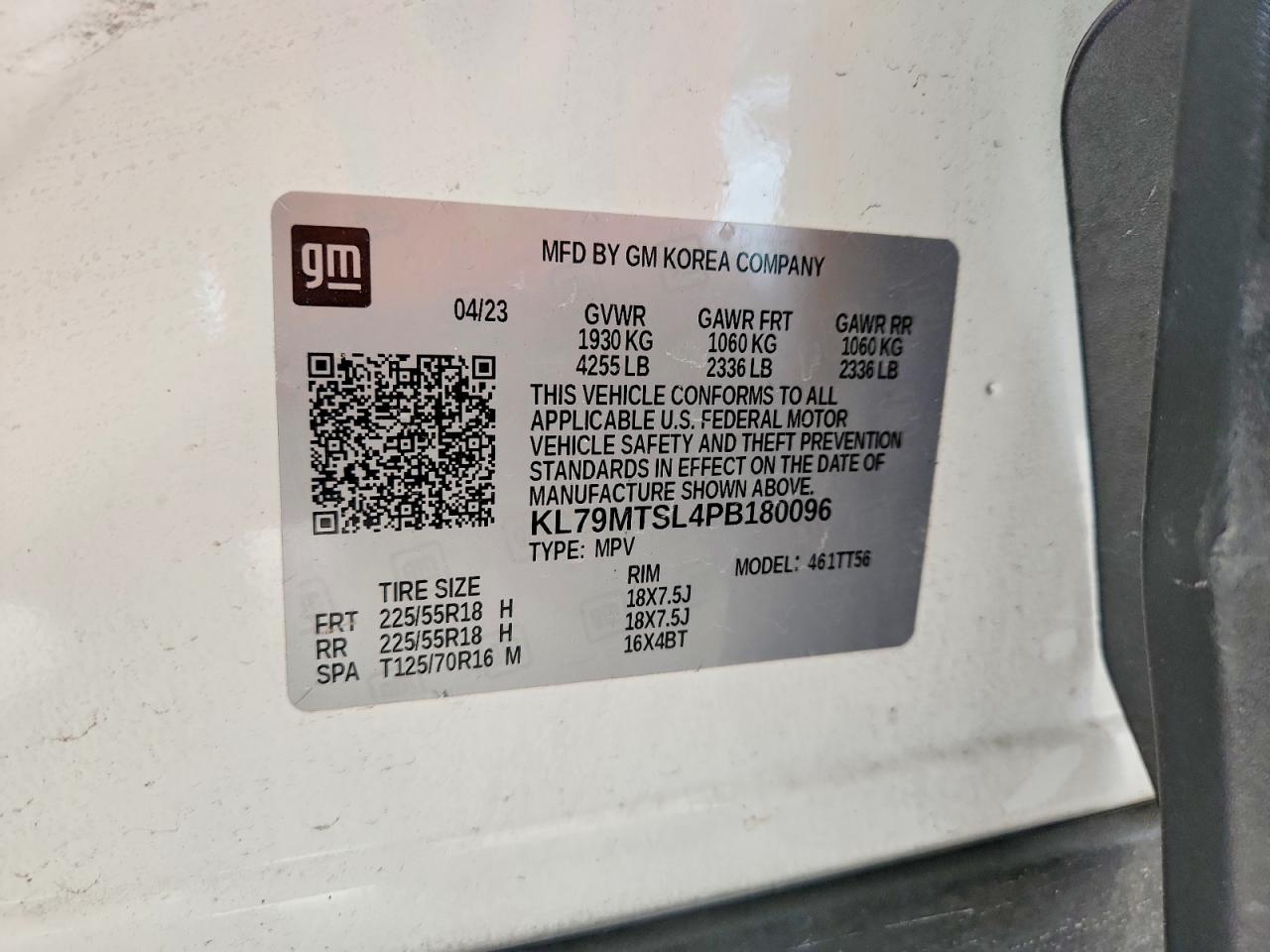 2023 CHEVROLET TRAILBLAZE