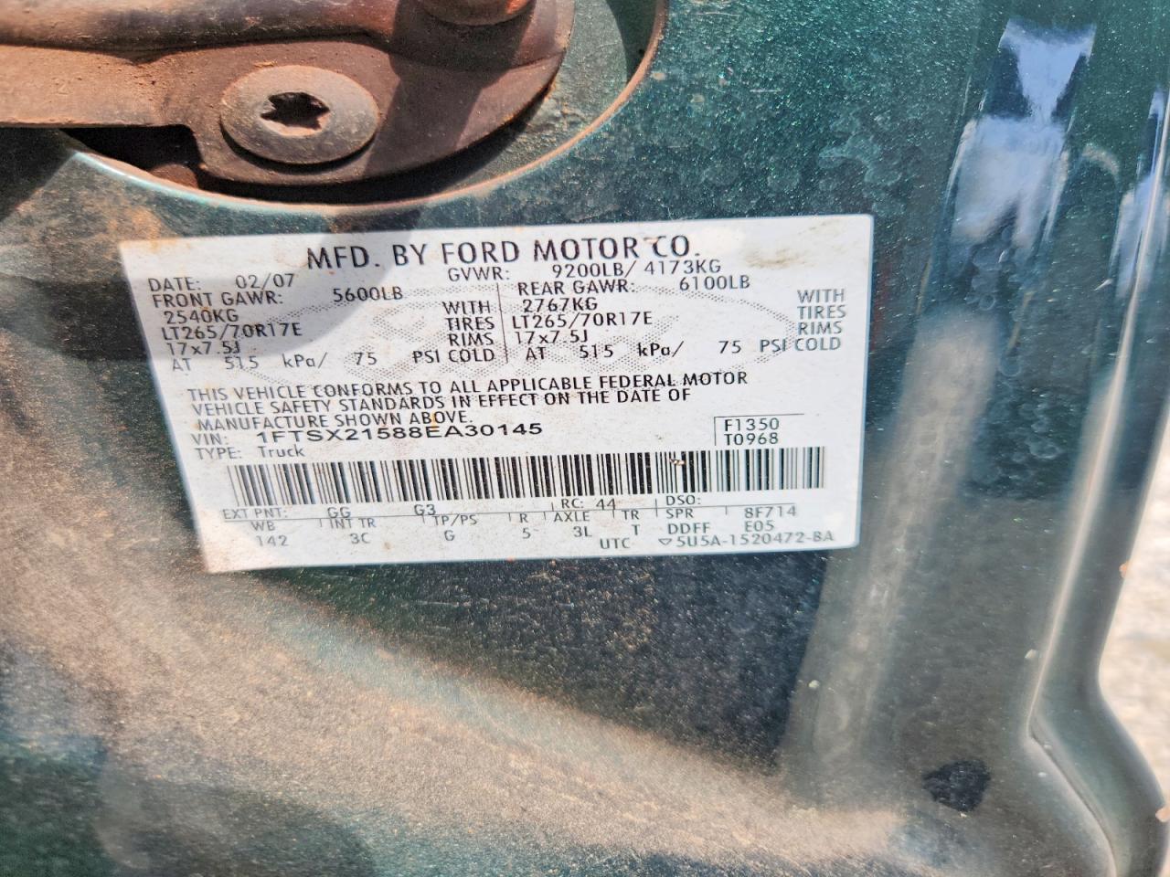 2008 FORD F250