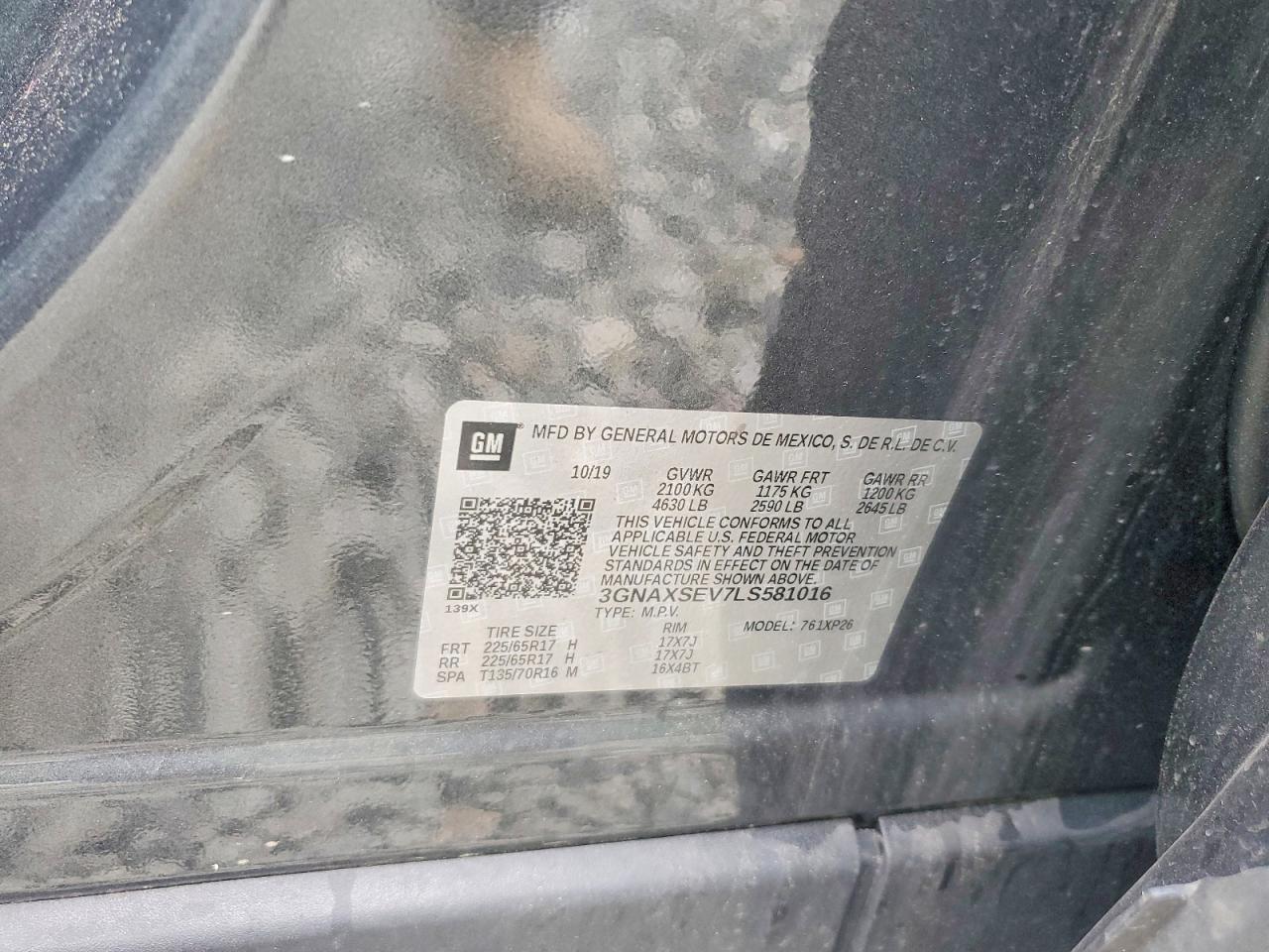 2020 CHEVROLET EQUINOX
