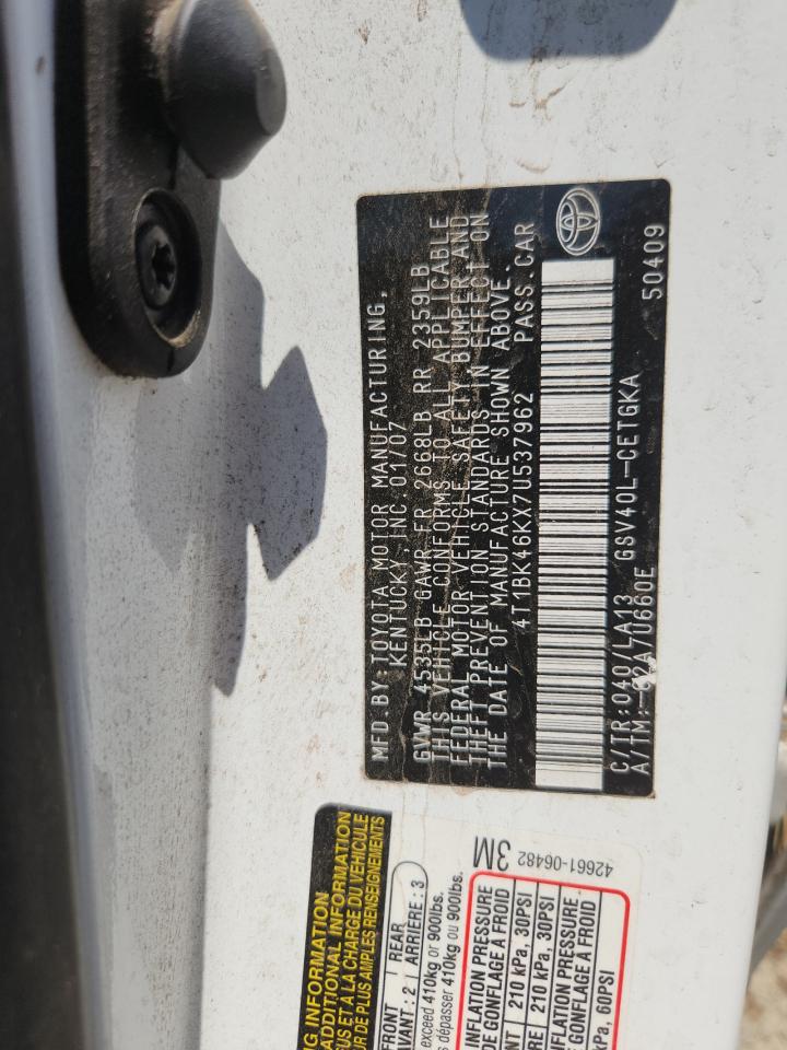 2007 TOYOTA CAMRY